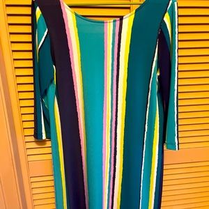 Tori Richard - Show your Strips Dress, Multi(Used)